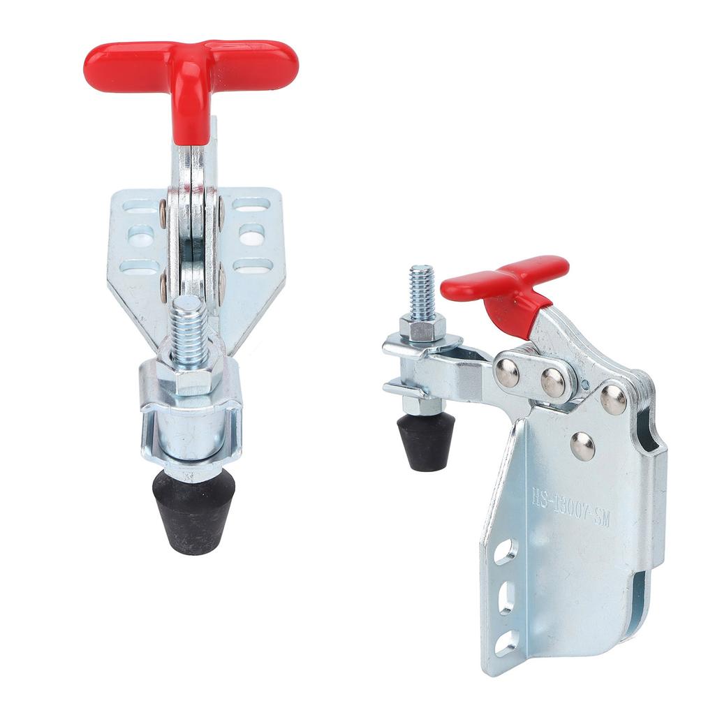 Toggle Clamp 150kg Clamping Force Quick Fixing Fixture Hand Clamp Tool for Heavy Duty Welding Equipment Installation