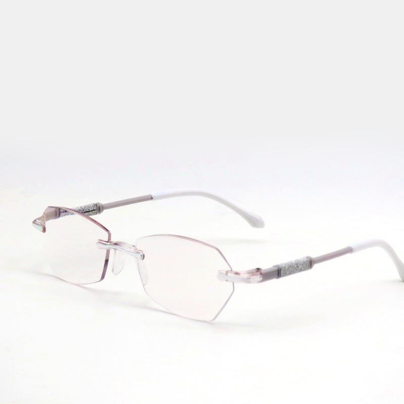 High-Definition Anti-Blue Light Frameless Reading Glasses for Men and Women: Trendy, Fashionable, and Eye-Protective