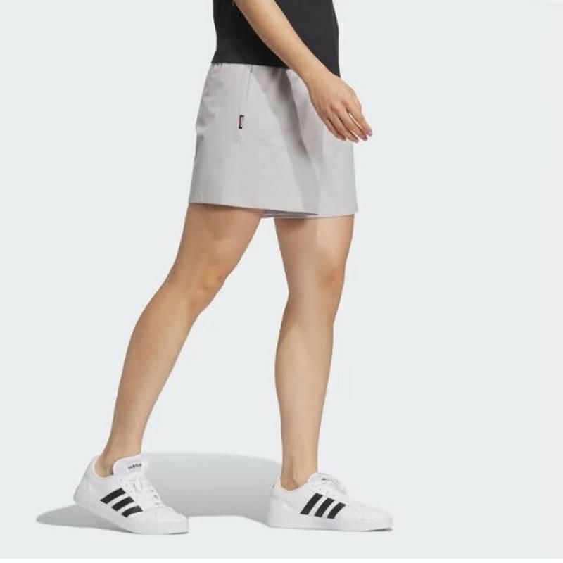 Adidas Sports Lifestyle Series Comfortable Minimalist Casual Shorts Women Shorts Light-Gray JP2081