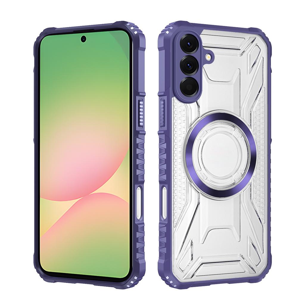 Applicable To Samsung A57 War Shadow Magnetic Mobile Phone Case A37 Transparent A17 All-inclusive A07 Anti-drop A56 Protective Case A36