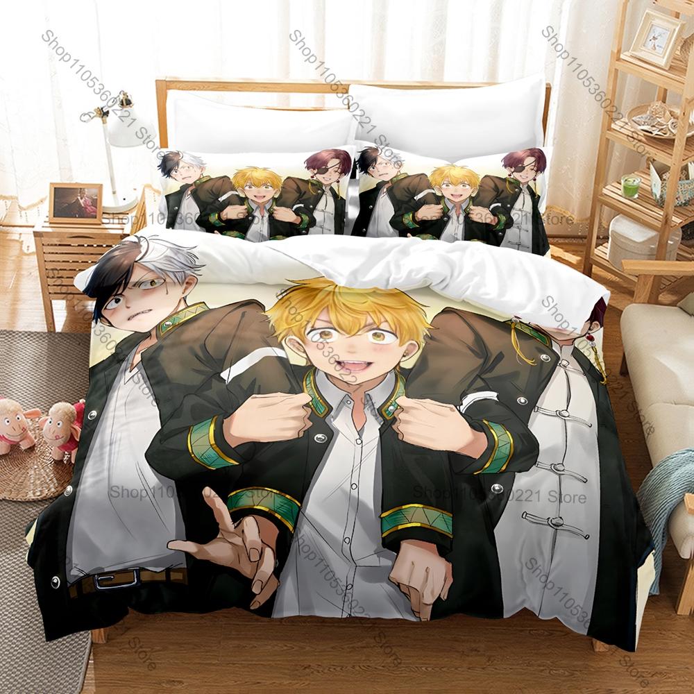 Cool Hit Shonen Delinquent Anime Wind Breaker Hayato Suou 3PCS Bedding Duvet Cover + 2 Pillowcases Otaku Fan Quilt Set