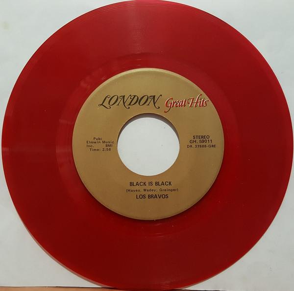 

7inch Record LOS BRAVOS Black Is Black Bring A Little Lov GH59011 London Records Canada Rock Used