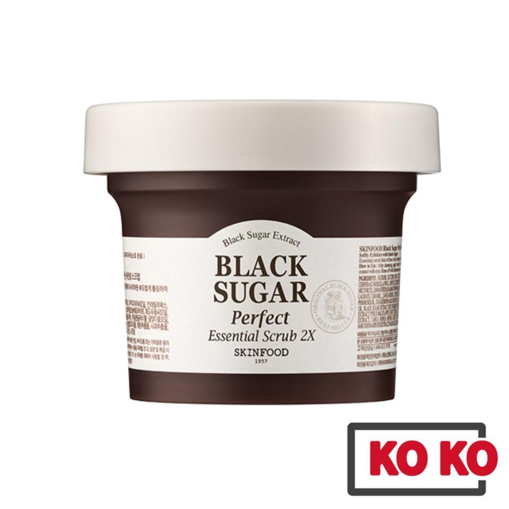 [SKINFOOD] Black Sugar Perfect Essential Scrub 210g