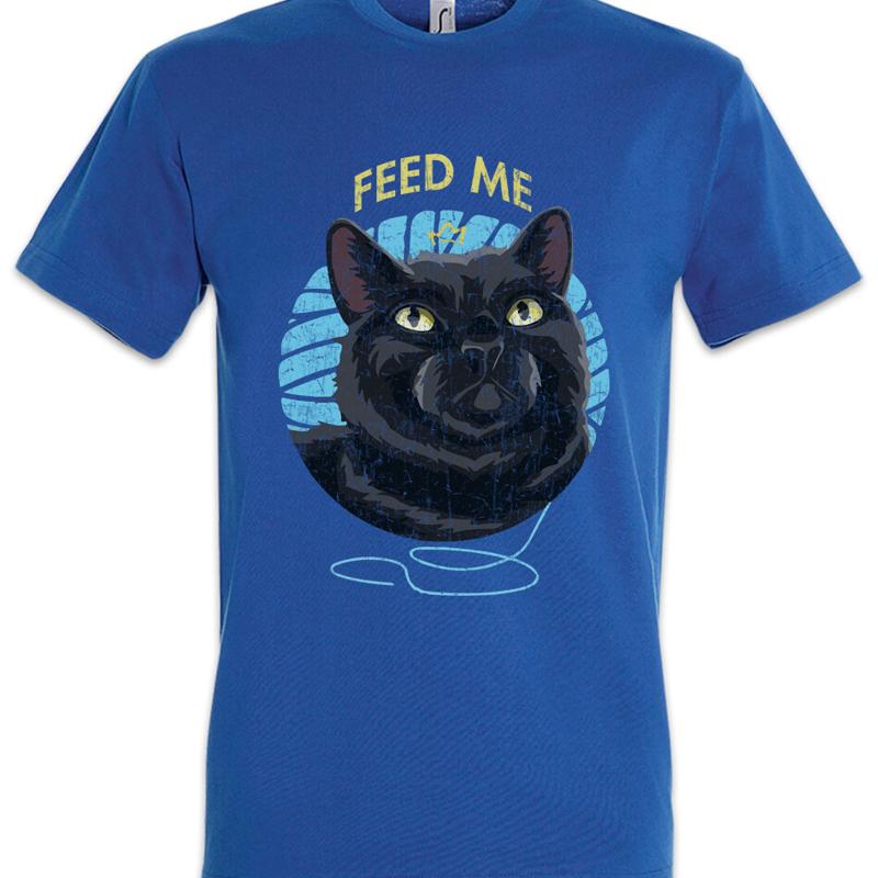 Feed Me Cat T Shirt Cats Love Addicted Addiction Person Persons