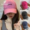 Fashion Solid Color Baseball Hat for Women Summer Cotton Letter Embeoirdery Peaked Duck Tongue Cap Girls Pink Outdoor Hat