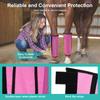 4Pcs Horse Leg Mosquito Protective Cover Breathable Mesh Horse Boots for Preventing Flies and Mosquitoes Bites