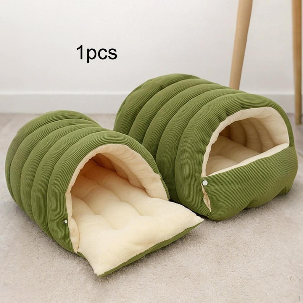Bed Pet House Removable Hideaway Comfortable Soft Cat Nest for Indoor Cats Sleeping Resting