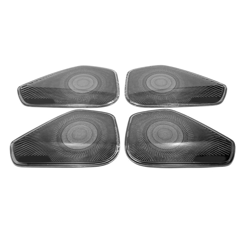 Car Inner Door Audio Speak Cover Stainless Steel Stereo Trim Accessories Cover Frame For Honda Civic 11th Gen   2024