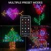 400Leds 2M Smart LED DIY Curtain Lights APP and Remote Control Background Wall Bedroom Decoration Light Halloween Decoration