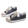 Spring Platform Canvas Shoes Women's New Spring Versatile Casual Board Shoes Cloth Shoes Small Black Shoes Sneakers