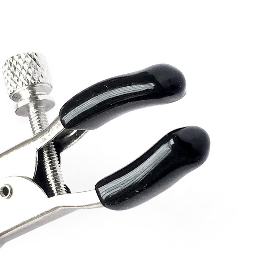 BDSM Metall drei Ketten tragender Brustclip abnormale Alternative Sexspielzeug Liebhaber necken Cosplay Requisiten Sklavin