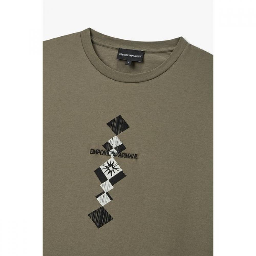 Emporio Armani Men S Diamond Logo T ShirT A516126073