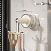 HANDUNYOU 6-Claw Rotating Suction Cup Kitchen Hook
