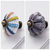 Ceramics and Alloys Pumpkin Handle Multiple Colors Furniture Knob Vintage Door Handle  Drawer