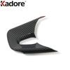 For Kia Seltos     Carbon Fiber Car Steering Wheel Decoration Panel Cover Trim Interior Mouldings Accessories