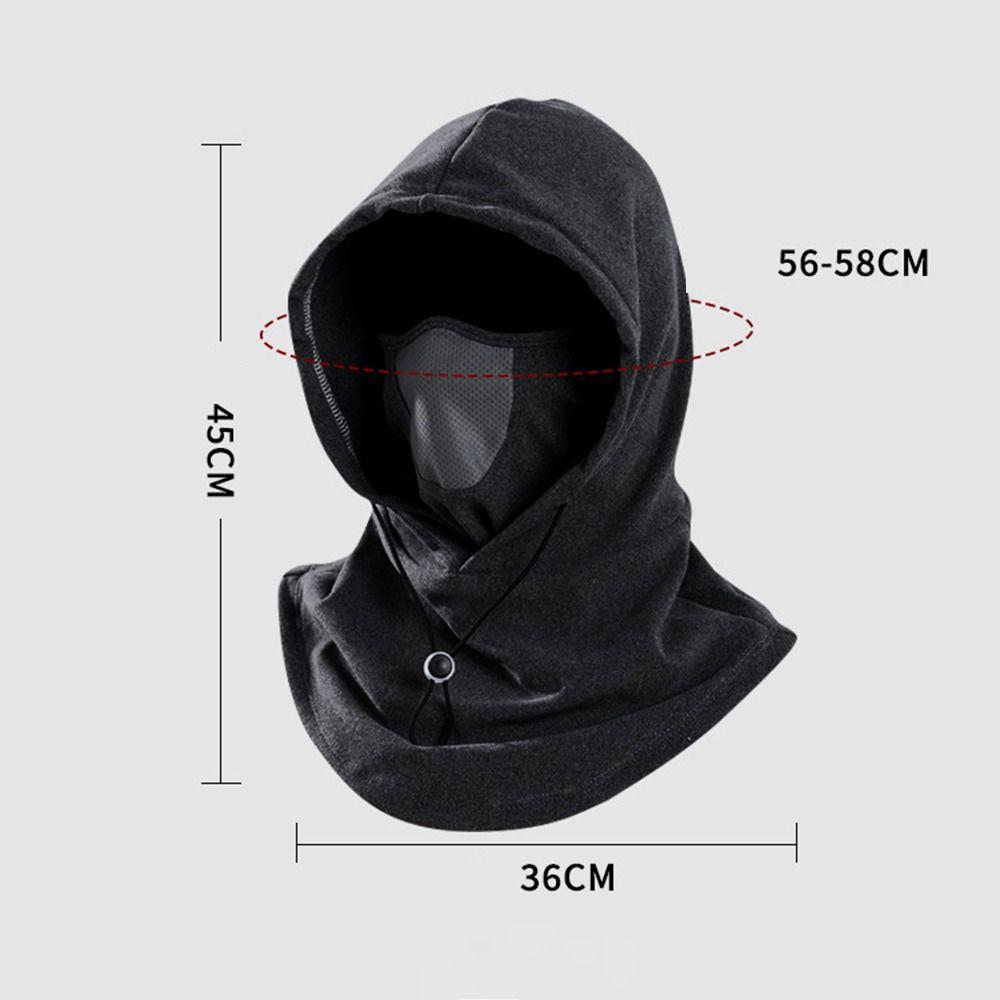 Waterproof Warm Pullover Hat Soft Winter Balaclava Simplicity Cycling Windproof Cap  Women's