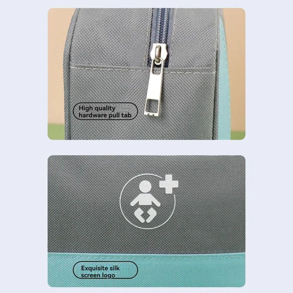 Empty Family Pill Bag Portable Medicine Organizer Box Pill Pouch Emergency Aid Kit  Household
