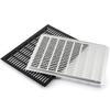 Breiter Lüftungsschlitz aus Aluminiumlegierung, perforiertes Blech, Stegplatte, Lüftungsgitter, Lüftungsschlitze, atmungsaktives Mesh-Lüftungsgitter für den Kleiderschrank