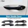 Car Upgrade Glossy Black Door Handle Cover For Tayota Corolla 2014-2018 Exterior Styling Car Stickers