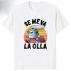 Me Suda El Nabo Women's Sleeve Printed T-shirt Funny Spanish Jokes Vintage Soft Casual Tops Women Clothing Graphic Tshirts