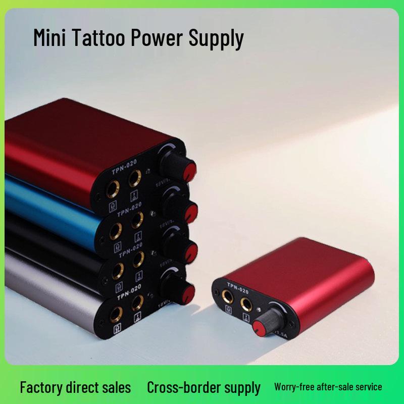 Liqi Mini Tattoo Power Supply with Foot Pedal and Tools