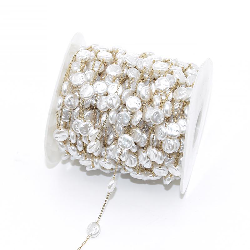 

Цепочки из жемчуга с медным покрытием ручной работы для украшений и аксессуаров для очков