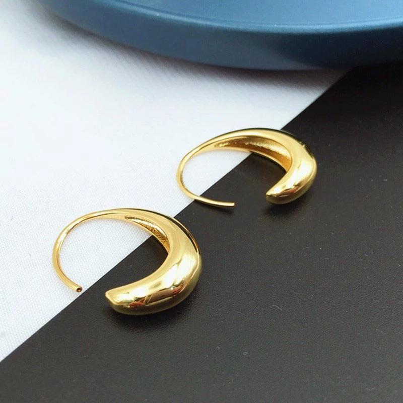 foxanry Shape Earrings for Women Couples New Fashion Simple Geometric Party Jewelry Gifts Prevent Allergy