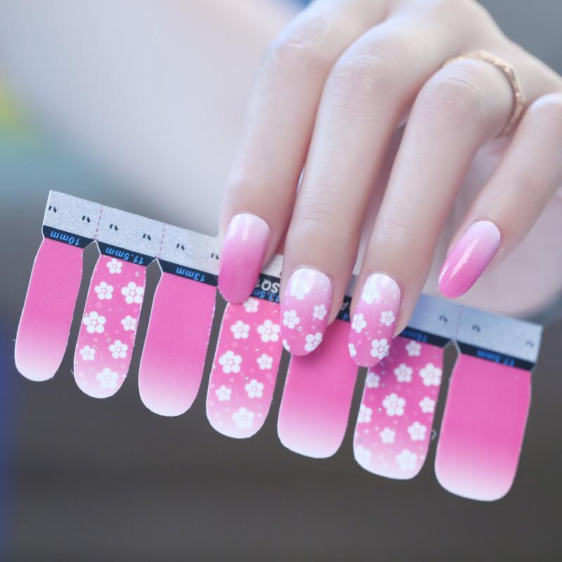 Ins Style Nail Polish Film Full Nail Patch 14-finger UV Nail Patch Manicure Patch Manicure Patch