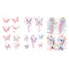 Girl Colorful Butterfly Tattoo Sticker Niche Tattoo Semi Permanent COD Sticker Tattoo Sticker F9F6