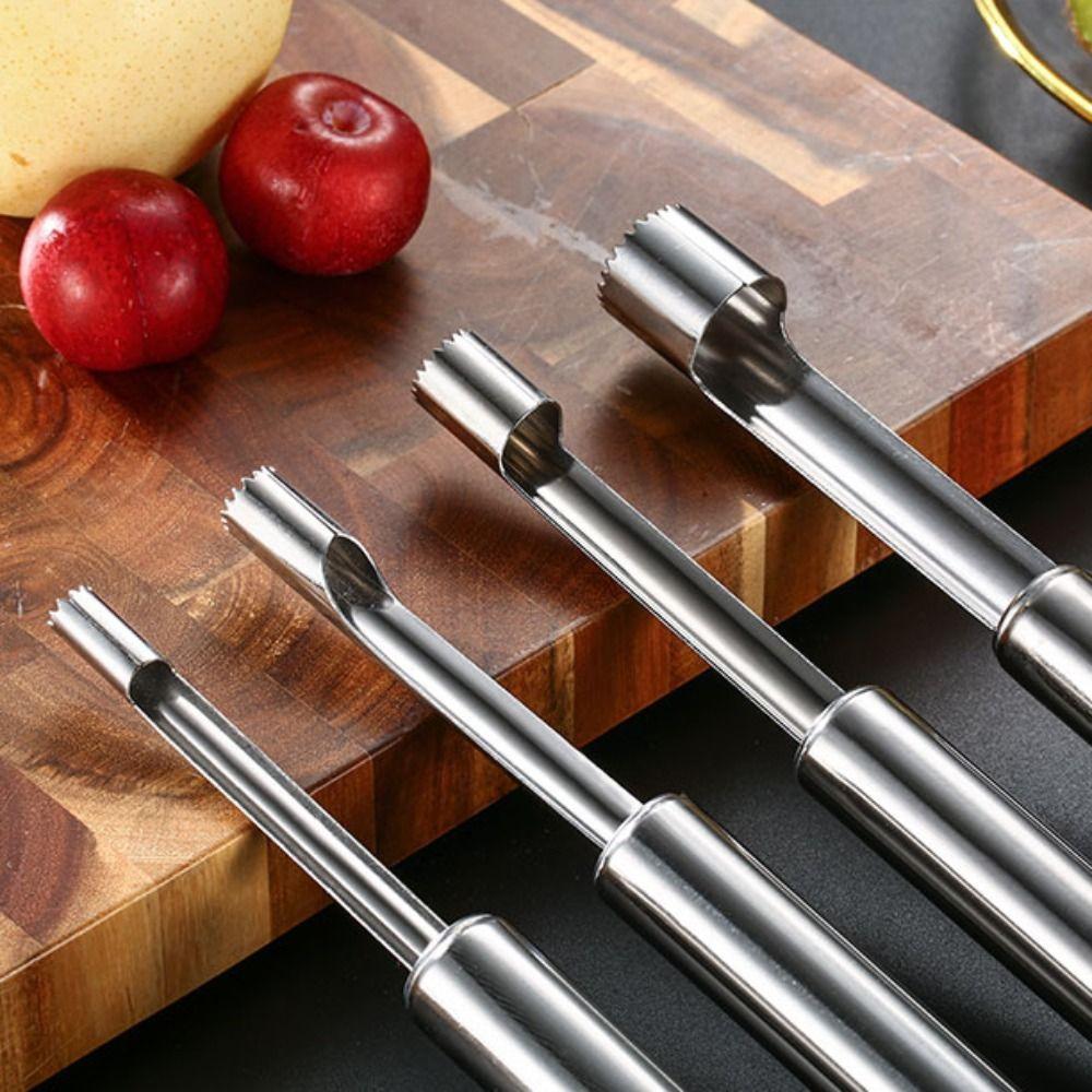 Silver Fruit Corer Cookware Fruit Pip Pear Utensil Kitchen Tool Core Remover  Home