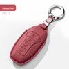 Genuine Leather Key Cover for BYD Qin Pro, Song Plus, Tang, New Energy Han, e9, Denza - Full Coverage