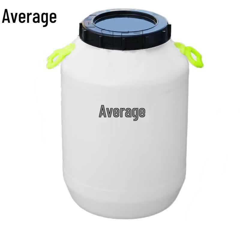 Zhongyue 50L Thickened Plastic Water Storage Bucket with Black Lid