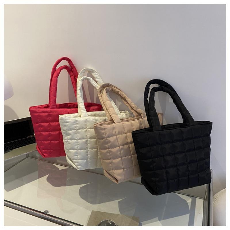 Große Tasche, lässige Einkaufstasche, Umhängetasche mit großem Fassungsvermögen, Tragetasche für Damen