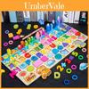 Childrens Wooden Educational Toy With Number And Letter Puzzle For Early Learning Development