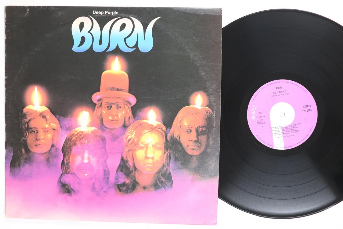 Виниловая пластинка DEEP PURPLE Burn TPS3505 PURPLE 1974 UK Rock Б/у