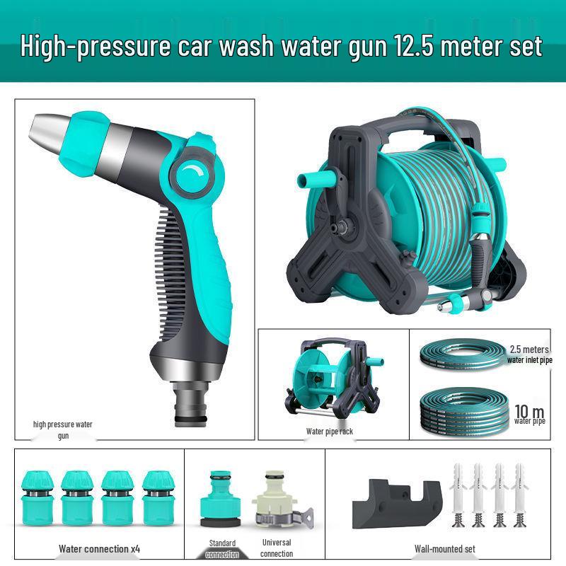 High-Pressure Car Wash and Garden Hose Nozzle Set