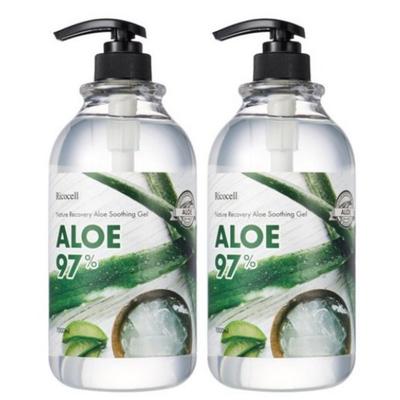 Ricocell Aloe Soothing Gel Large Capacity, 1000ml, 2 Units