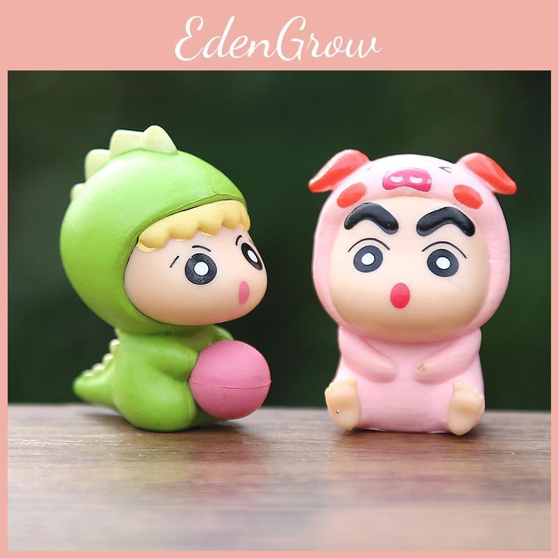 12 Crayon Shinchan Zodiac Figures Desktop Dolls Anime Collectibles Toys Gift