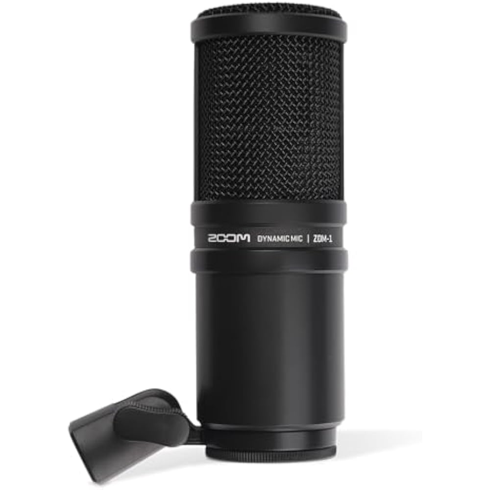ZOOM (Zoom) XLR Dynamic Microphone for Distribution Vocal Game Commentary Recording Podcast Narra...