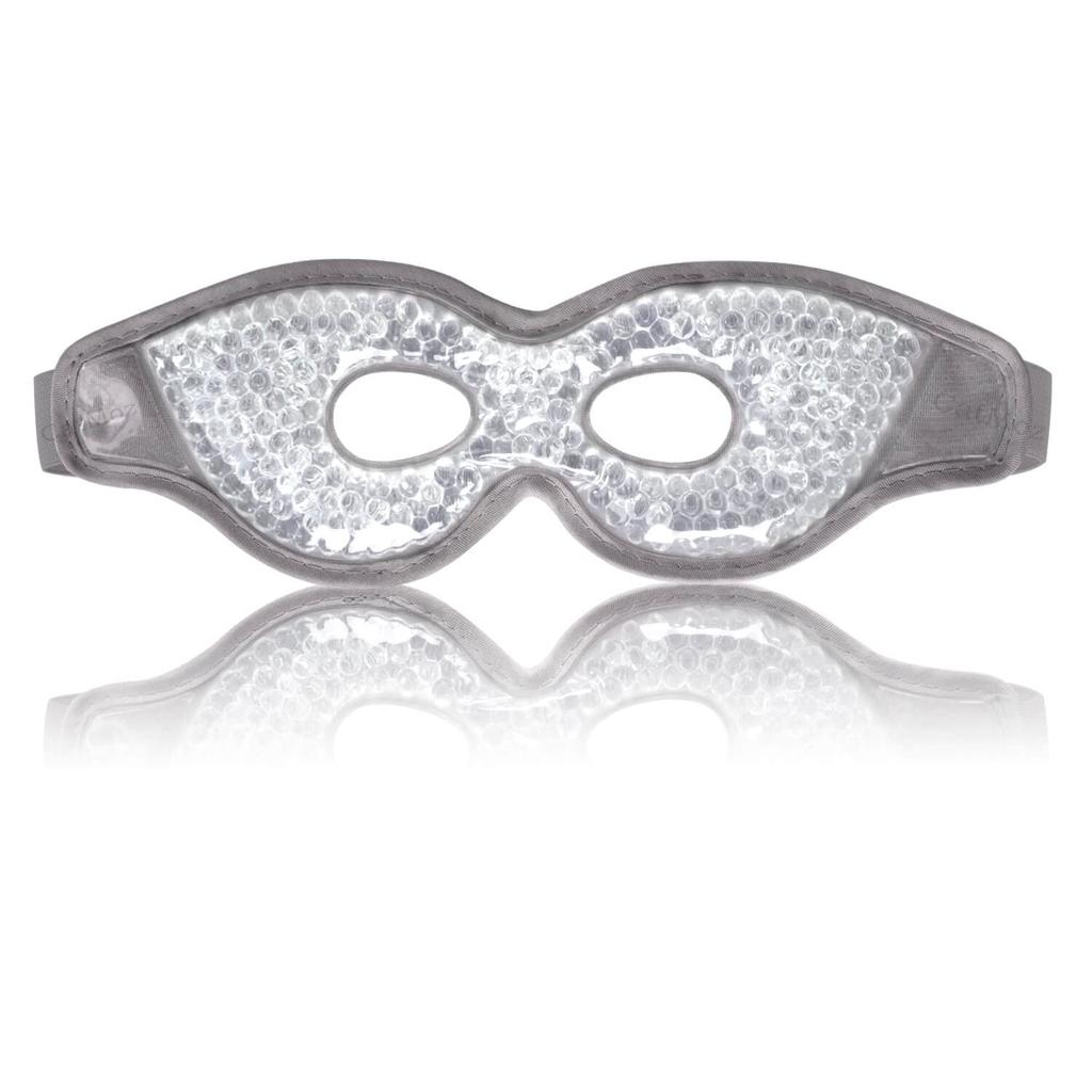 CatMoz Cooling Gel Eye Mask for Eye Eye and Hot 5 Colors Rest, Fatigue, Puffiness, & Cool, Reusable, (Gray)