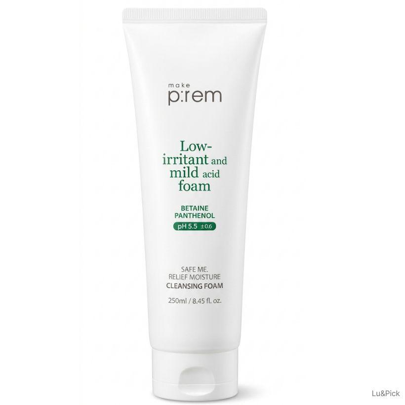 Make P:REM Safe Me. Relief Moisture Cleansing Foam 170ml (+Free Gift)