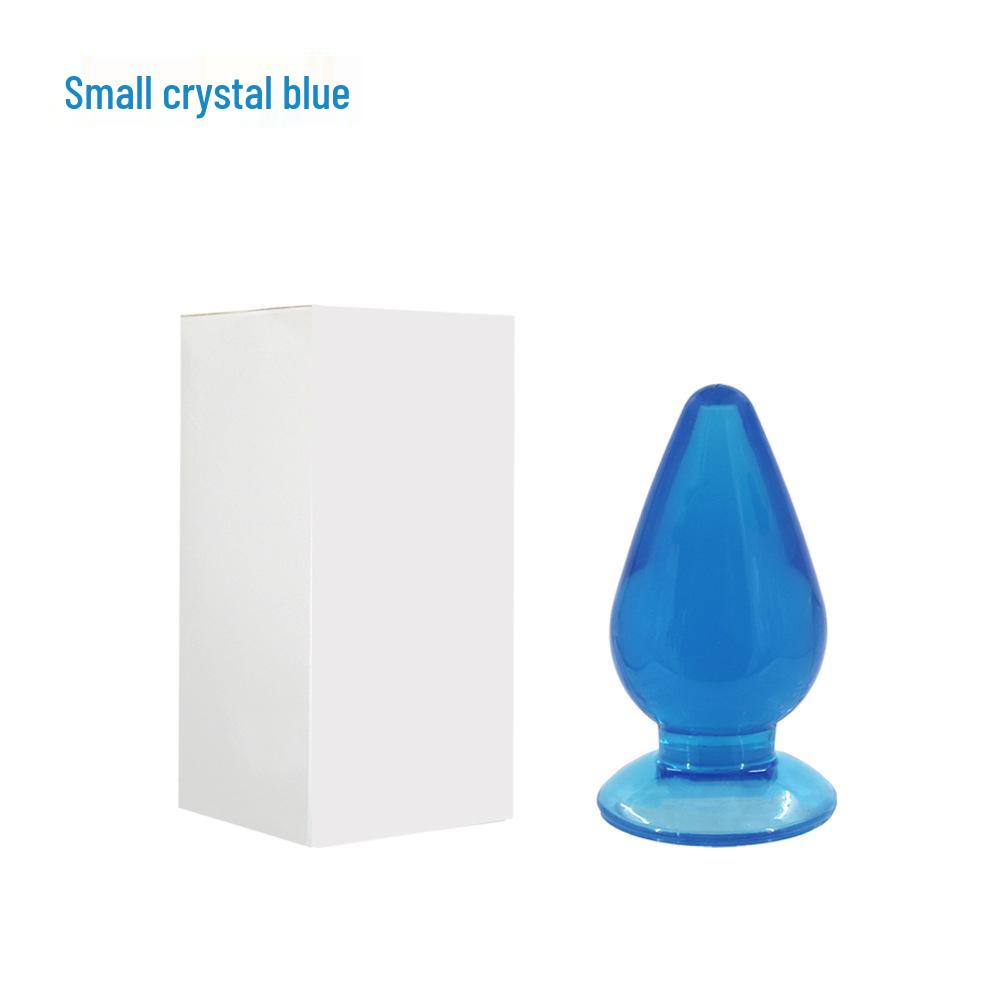 Jumbo Transparent Anal Plug Set: Large, Medium, Small High-Clear Beads