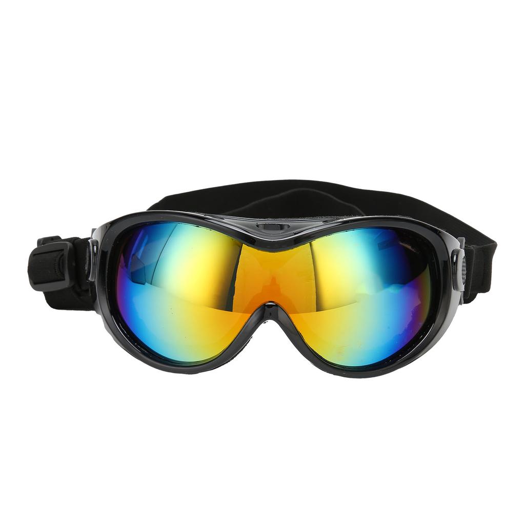 Large Dog Sunglasses UV Protection Waterproof Windproof Adjustable Dog Goggles for Eyes Protection