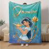 1pc, Disney Jasmine Princess Throw Blanket Soft & Cozy Home Decor for Couch, Bed, Car, Travel, Camping