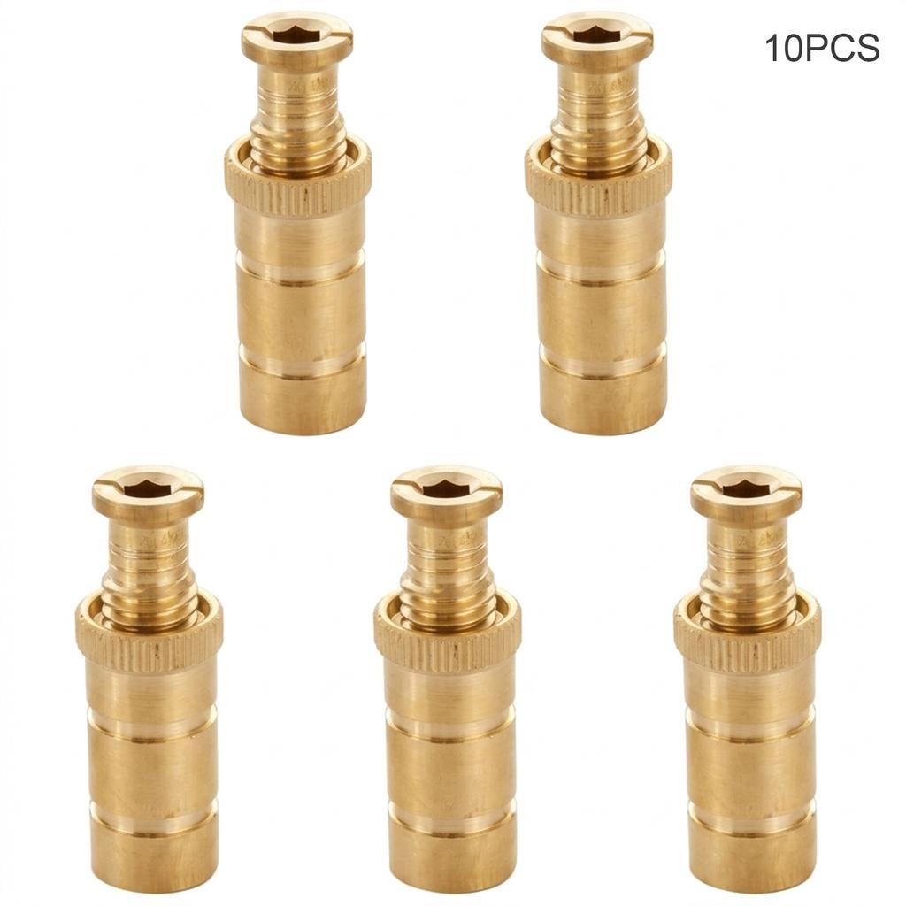 Brass Pool Cover Anchor Kit Corrosion Resistant Replacement Hardware for Winter Pool Covers