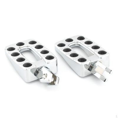 1 Paar Motorradfußrasten Aluminiumlegierung zum Fahren