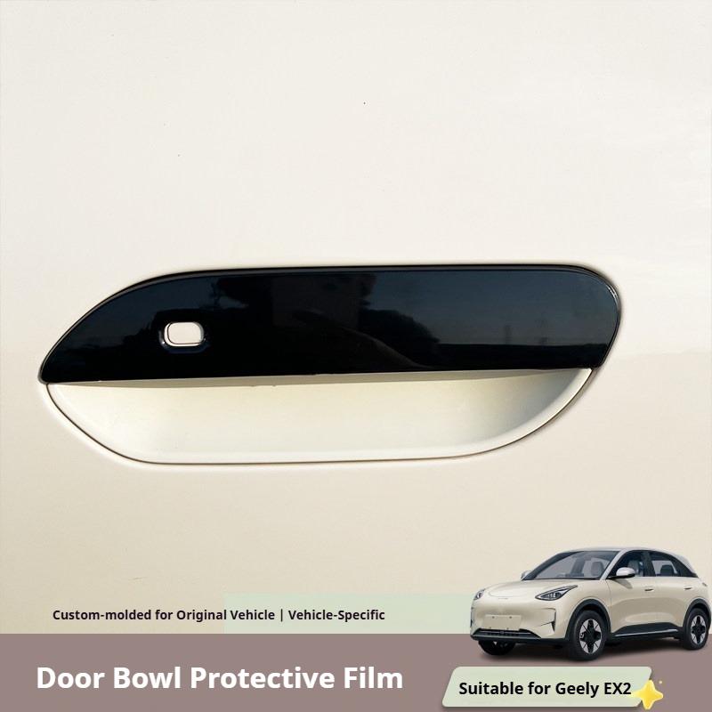 For Geely EX2 Car Door Handle Anti Scratch Sticker Protection Handle Door Bowl Film Automotive Modification Exterior Accessories