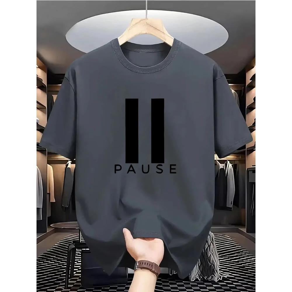 Ein Herren T-Shirt Mit Rundhalsausschnitt, Perfekt Für Den Alltag Jugendliches Aussehen S