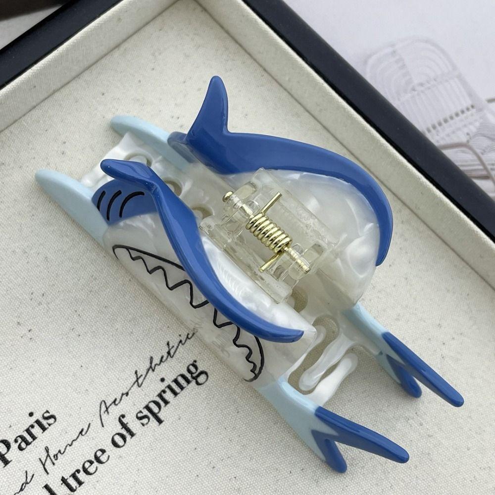 Cat Panda Hair Claw Cow Acetic Acid Hair Claw Creative Animal Claw Clip Girls