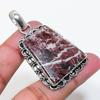 Natural Cappuccino Jasper 925 Sterling Silver Jewelry Pendant 2.21" AP-16222